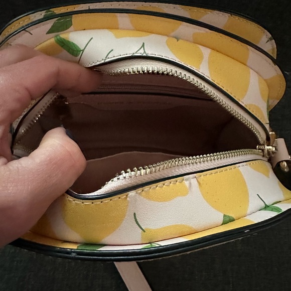 Poppy & Peonies Positano crossbody lemon print purse - Picture 4 of 4
